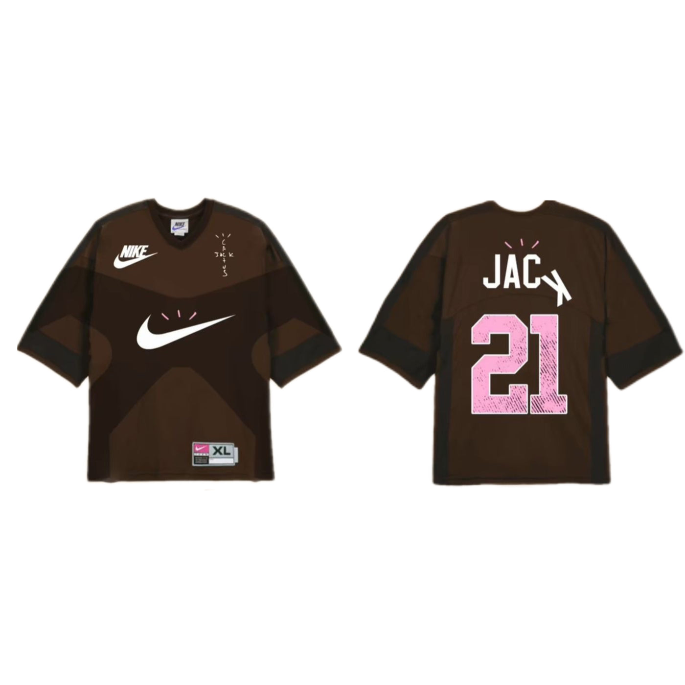 T-shirt custom Nike x cactus jack